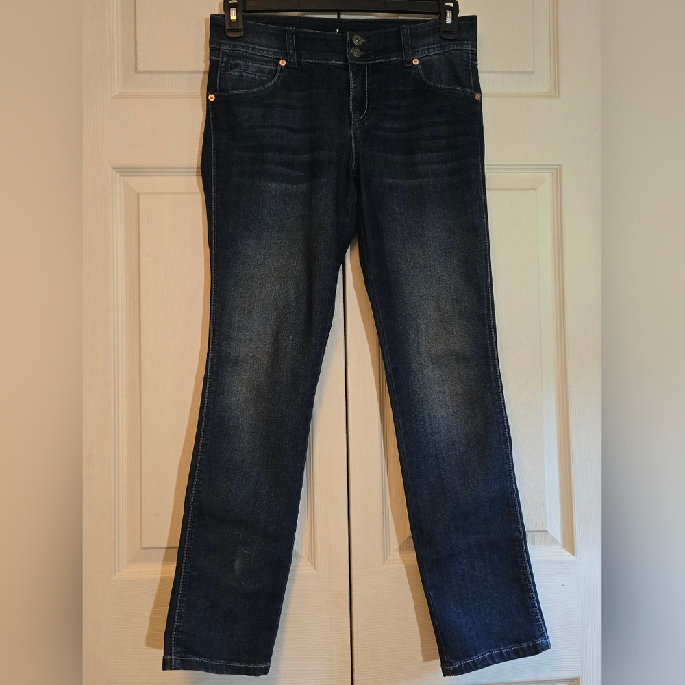 Classic Navy Straight Leg Women's Jeans